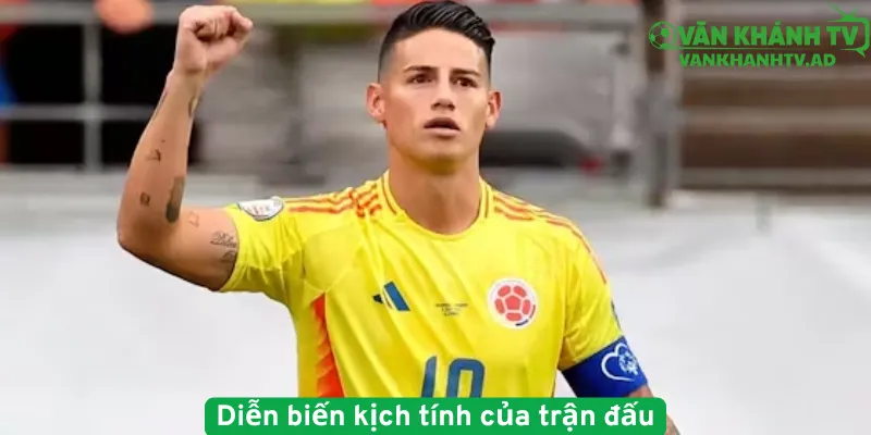Diễn biến kịch tính của trận đấu